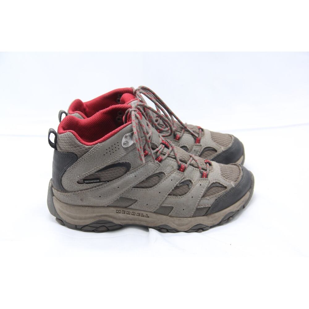 Merrell Kids Hiking Boots Brown with Red Lining